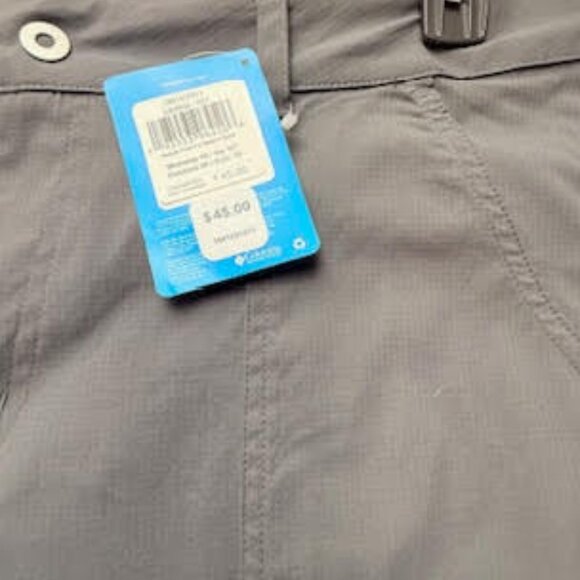 Columbia PFG Women’s Shorts Gray, Size 16, Omni-Shade UPF 50, NWT - Picture 6 of 6